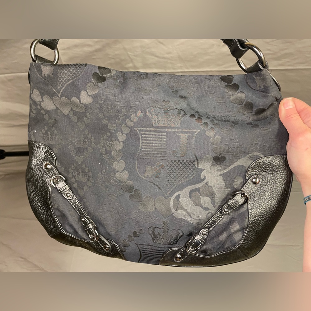 Juicy Couture Vintage Y2K Black and Gray Purse - Picture 2 of 15
